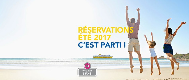 Réservation Corsica Ferries 2017