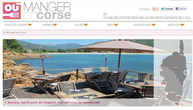 Ou Manger en Corse, le site des restaurants en Corse