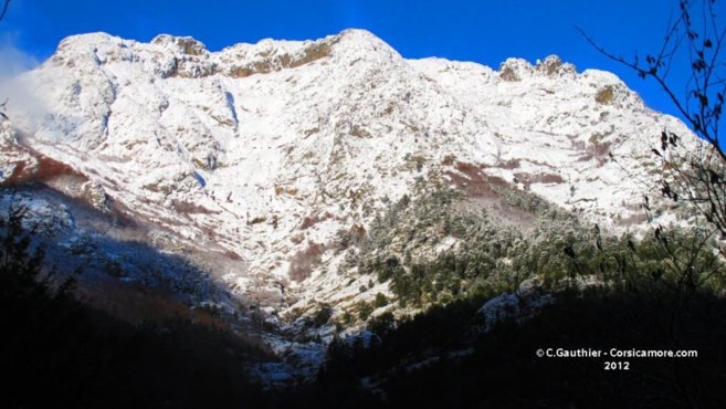 Eclaircie sur le monte d'Oro