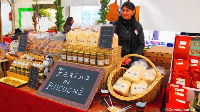 Farine de châtaigne et tout ses dérivés.