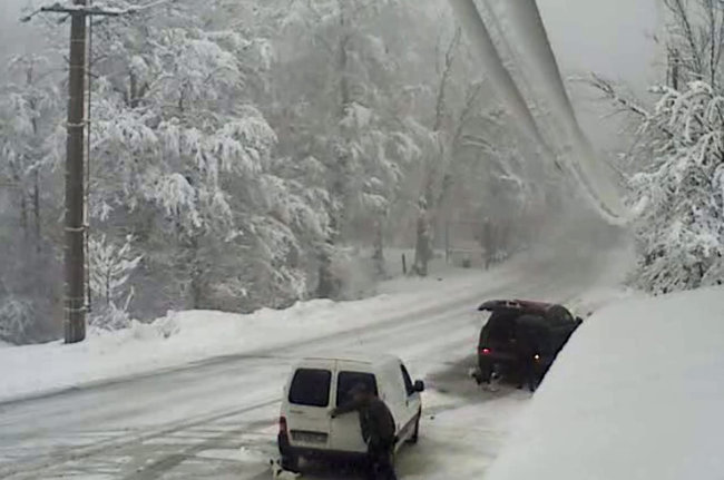 La neige en Corse