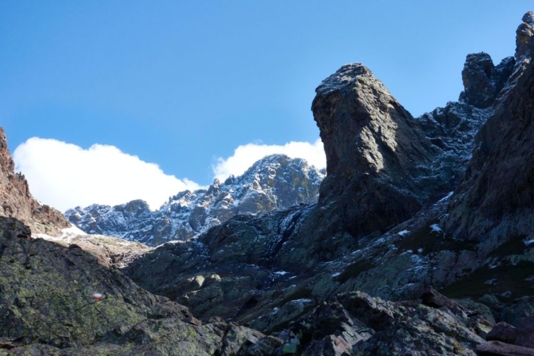 Niveau d'enneigement record sur le GR 20 en juin