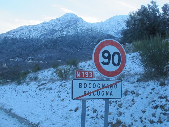 Le retour de la neige en Corse ©corsicamore