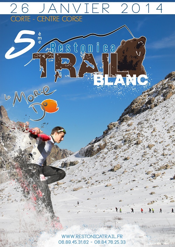 Le Trail Blanc à Corté le 26 Janvier