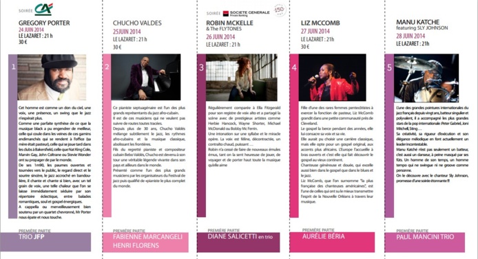 Jazz in Aiacciu, du 24 au 28 juin Jazz in Aiacciu, du 24 au 28 juin