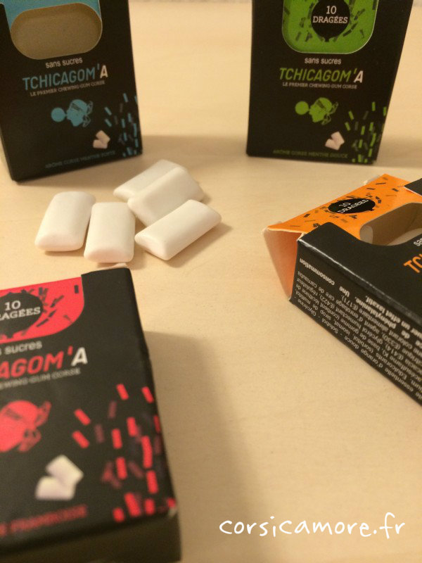 On a testé pour vous les chewing-gum corses Tchicagom'a