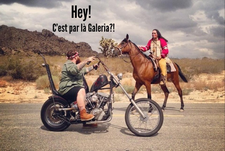 Festival des bikers à Galeria