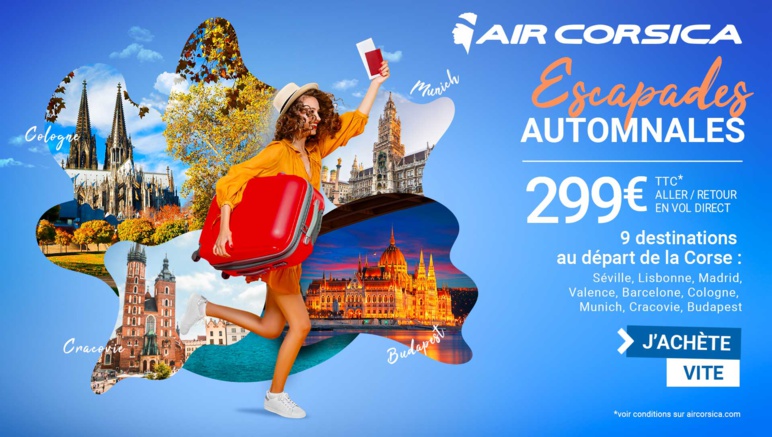 Escapades automnales Air Corsica