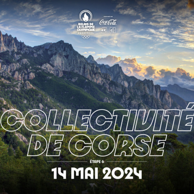 La flamme olympique en Corse