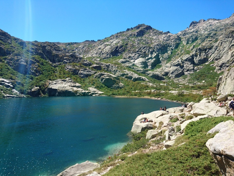 Accès à Melo et Capitello au départ de Corte Accès à Melo et Capitello au départ de Corte