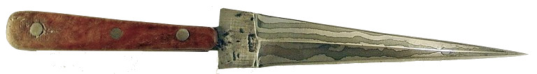 stylet en damas et bryère de Mau Padovani stylet en damas et bryère de Mau Padovani