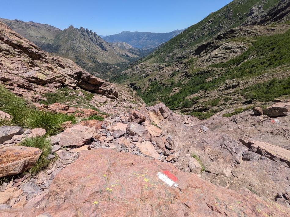 Le GR 20 entre Ballone et Ciottolu