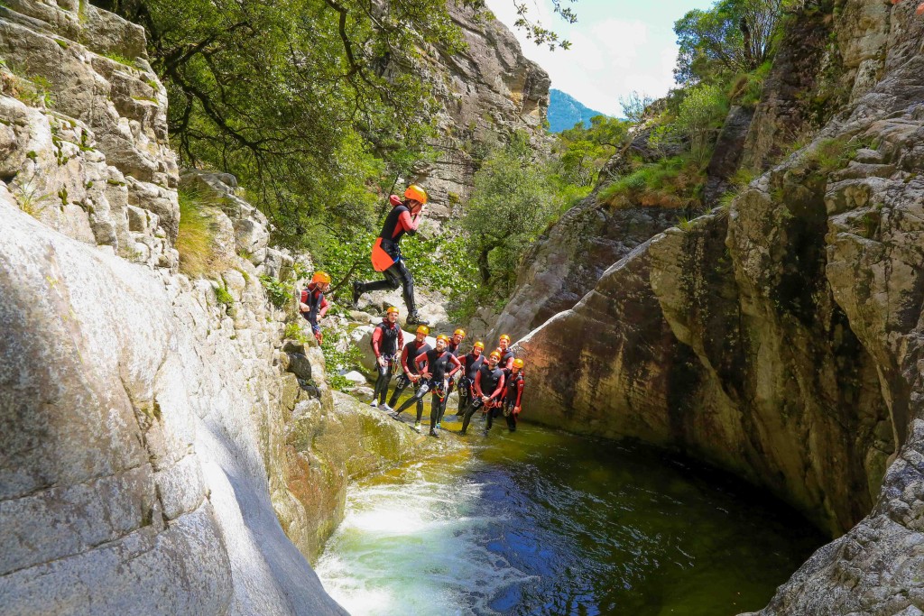 Canyoning en Corse du sud