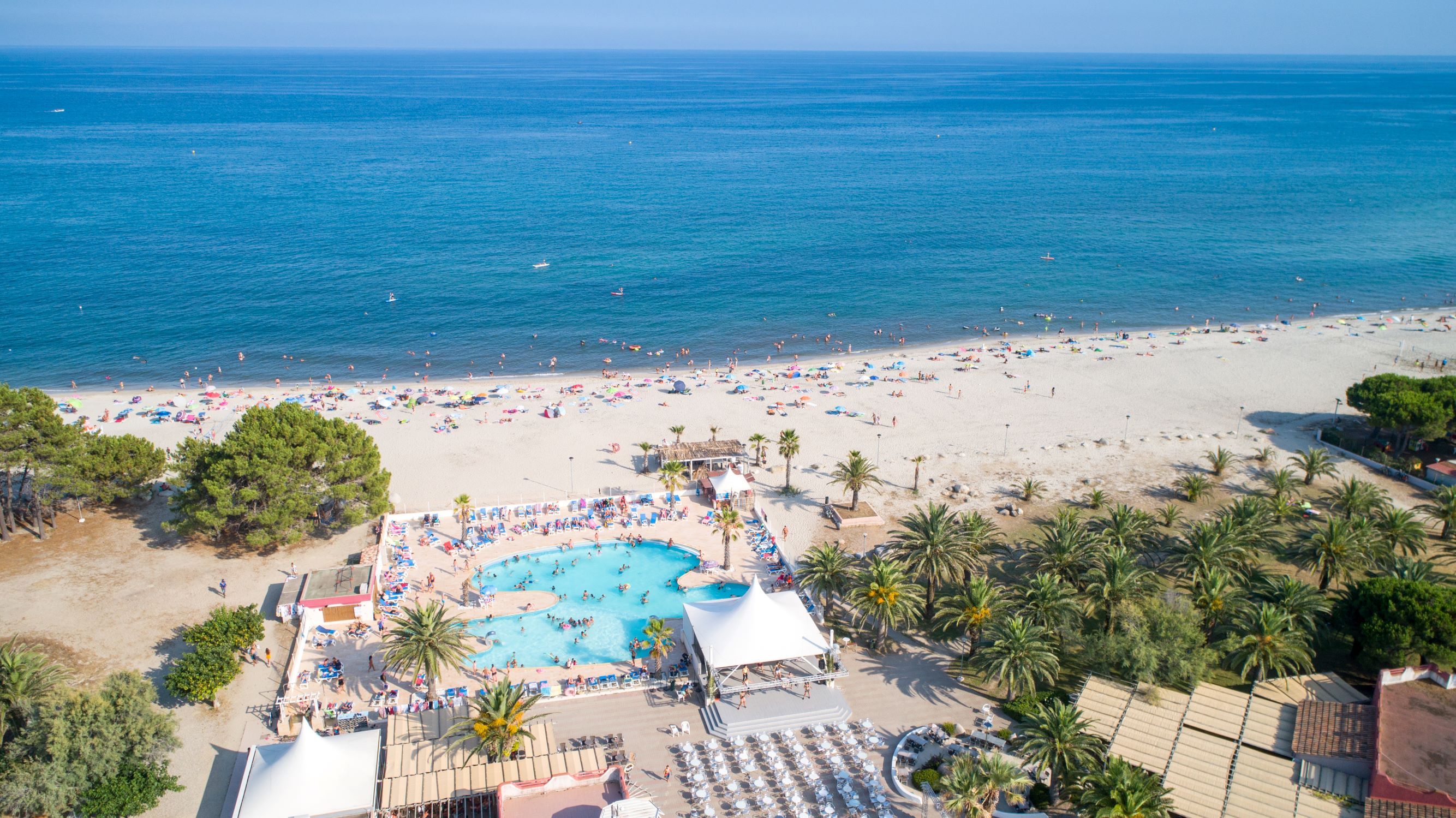 Camping pieds dans l'eau - Ghisonaccia