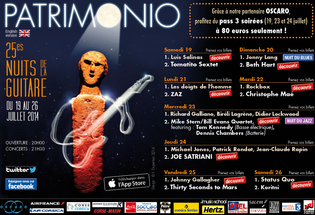 25 eme nuits de la guitare à Patrimonio