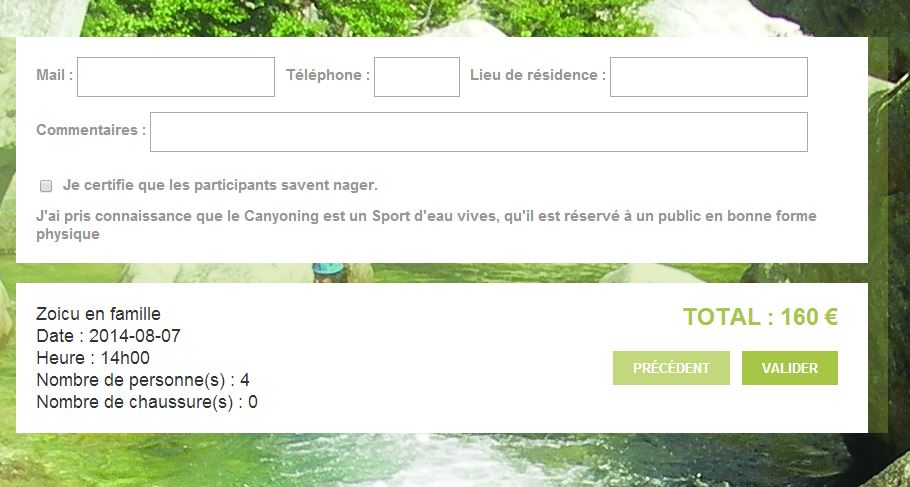 Besoin de fraîcheur ? Réservez un Canyon en Corse ! Besoin de fraîcheur ? Réservez un Canyon en Corse !