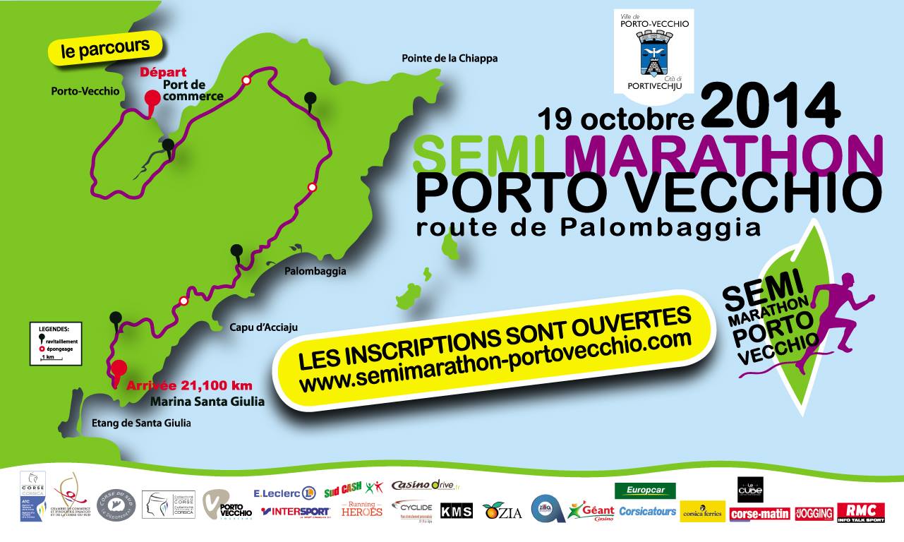 Le semi marathon de Porto Vecchio