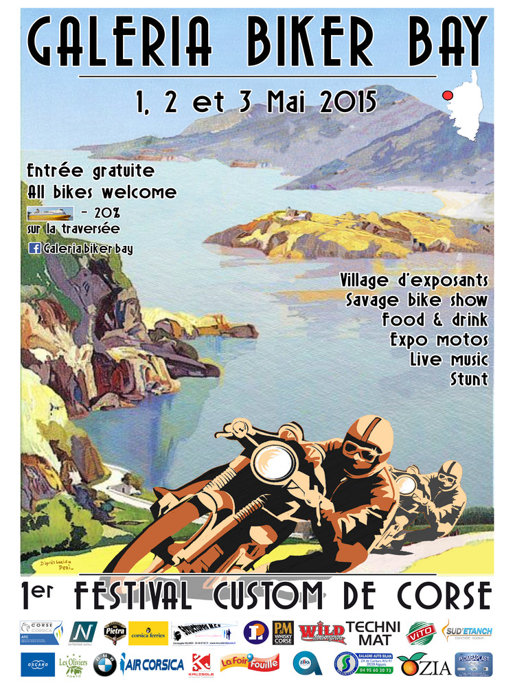 Festival des bikers à Galeria