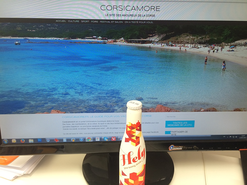 Hely en plein test par l'équipe de Corsicamore Hely en plein test par l'équipe de Corsicamore