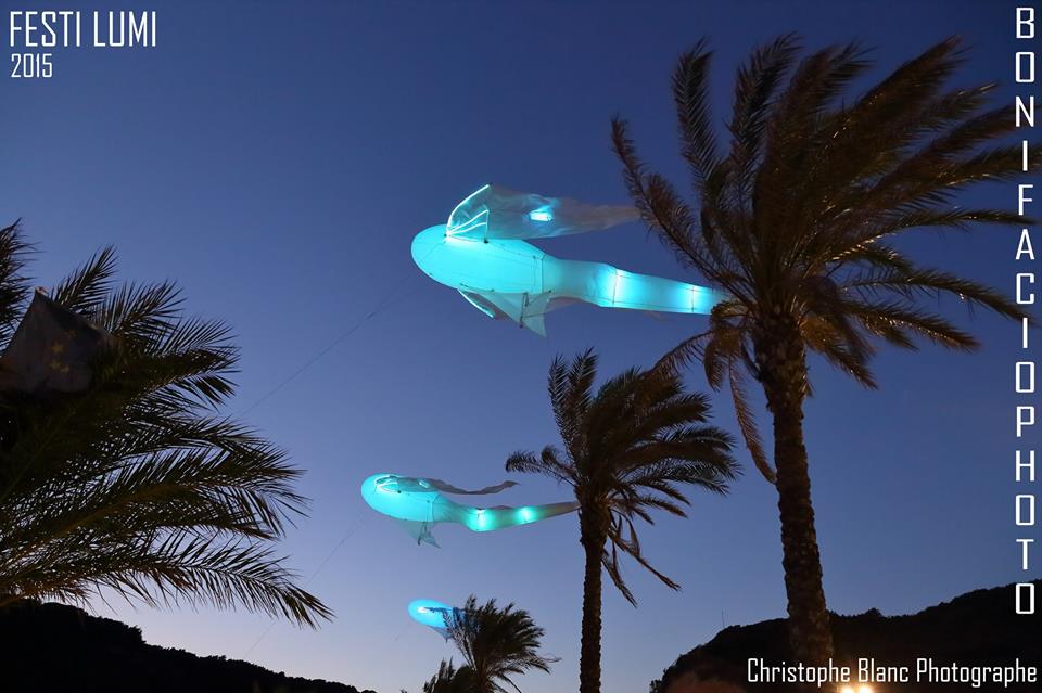 Luminéoles de Festi Lumi (photo Bonifaciophoto) Luminéoles de Festi Lumi (photo Bonifaciophoto)