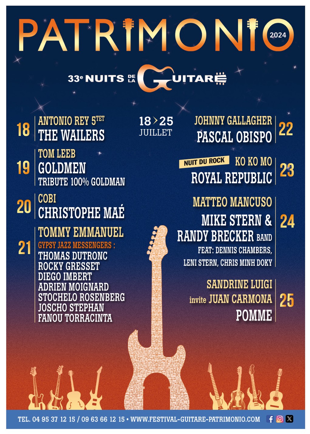 Les Nuits de la Guitare de Patrimonio 2024