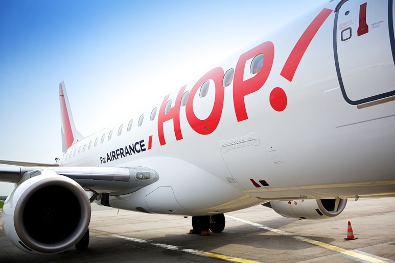 Hop, la filiale d'Air France arrive en Corse