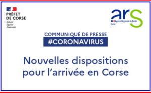 Les nouvelles dispositions pour entrer en Corse - Pass Sanitaire