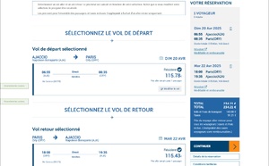 Vols entre la Corse et le continent : nouvelle augmentation du tarif résident à venir