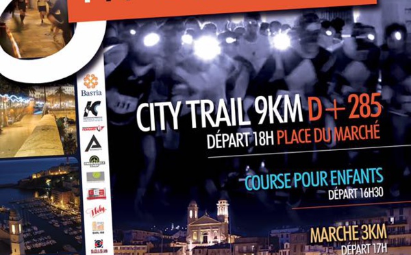 En décembre, on cours en ville en Corse