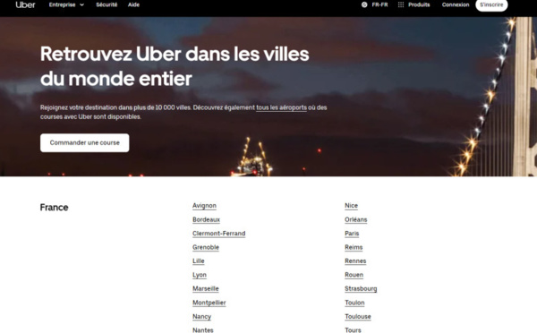 Est ce que Uber fonctionne en Corse ?